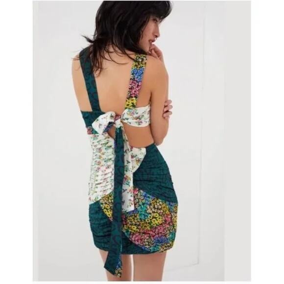 For Love & Lemons Darlene Mini Dress XS - Picture 8 of 9